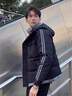 JEEP SPIRIT吉普冬季連帽棉衣男2025新款簡(jiǎn)約百搭加厚保暖棉服戶(hù)外運動(dòng)外套 黑色 XL （建議115-135斤） 曬單實(shí)拍圖