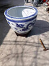晟煦庭院大缸景德鎮青花瓷水缸金魚(yú)缸荷花碗蓮睡蓮盆烏龜缸酒店甲魚(yú)缸 山水 63x63x42cm 直徑63cm高42cm 曬單實(shí)拍圖