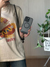 YOLIWU蘋果16pro手機(jī)殼新款磁吸iPhone15promax保護(hù)套斜挎背帶掛繩全包防摔14脖子13pro氣囊適用12pm外男 透黑-升級磁吸【氣囊防摔殼】+登山繩黑a iPhone16pro 曬單實(shí)拍圖