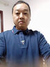 袋鼠（DAISHU）高端純棉長(cháng)袖t恤男士翻領(lǐng)商務(wù)體恤春秋季款中年帶刺繡POLO保羅衫 藍色【不加絨】 170/L 推薦120-140斤 曬單實(shí)拍圖