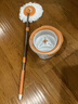 博生旋轉拖把40CM桿長(cháng)127CM2配布單桶干濕分離旋轉拖把套裝 曬單實(shí)拍圖