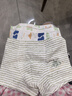 英氏兒童內褲透氣7A抑菌寶寶平角禮盒裝男女童打底短褲不夾屁屁 【男童】薔薇綠平角內褲-3條裝 110 cm（建議30-38斤） 曬單實(shí)拍圖