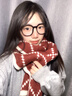 CHANEELR & KARITH圍巾冬季女2025新款圍脖加厚保暖披肩送女生老婆輕奢生日新年禮物 輕奢時(shí)尚百搭ck風(fēng)【紅配米】 曬單實(shí)拍圖