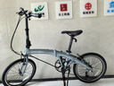 大行（DAHON）P10折疊自行車20英寸10速鋁合金成人通勤V剎 PAA003 消光灰藍(lán) 曬單實(shí)拍圖