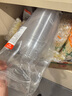 佳茉一次性碗300mL加厚水晶航空碗50只透明塑料面碗戶(hù)外野餐甜品碗 曬單實(shí)拍圖