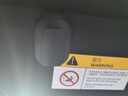 倍思（Baseus）汽車眼鏡夾車用車載遮陽板眼鏡架卡片夾多功能儀表臺 夾持款 黑色 曬單實拍圖
