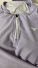 美津濃（MIZUNO）泳衣女士分體長(cháng)袖防曬泳裝速干透氣大碼顯瘦連體裙擺泳褲315紫L 曬單實(shí)拍圖
