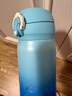 膳魔師（THERMOS）保溫杯500ml男女士?jì)和訉W(xué)生教師節禮物JNL-505漸變水藍色 曬單實(shí)拍圖