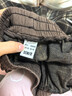 森馬（Semir）休閑褲女格紋闊腿褲復古風(fēng)潮流2024冬季時(shí)尚仿呢長(cháng)褲109724127008 曬單實(shí)拍圖