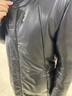 皮爾卡丹（pierre cardin）新款綿羊皮真皮皮衣男士秋冬中長版連帽頭層綿羊皮夾克上衣服 CY275黑色【綿羊皮】 2XL 180 曬單實拍圖