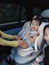 Heekin引領(lǐng)者兒童安全座椅汽車用0-12歲嬰兒寶寶車載可坐躺智能通風(fēng)加熱 香檳金MAX(加配+全罩式遮陽棚) 曬單實拍圖