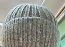 優(yōu)衣庫男裝女裝HEATTECH針織帽子毛線(xiàn)帽防寒保暖25秋冬新款481257 05 天灰色 45cm 曬單實(shí)拍圖