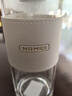 恩爾美（nRMEi）玻璃水杯大容量男士茶杯茶水分離泡茶杯高硼硅加厚耐高溫便攜水杯 （獨立茶倉+防燙杯套+水晶鉆石蓋） 800ml 曬單實(shí)拍圖