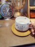 爾山集陶瓷咖啡杯拿鐵杯馬克杯牛奶杯復古高級感下午茶杯碟套裝伴手禮物 山茶花咖啡杯碟套裝 曬單實(shí)拍圖