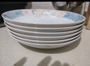 浩雅景德鎮碗具套裝陶瓷餐具套裝碗盤(pán)碟家用套裝餐具套裝 24頭春之意 曬單實(shí)拍圖