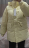 森馬（Semir）森馬羽絨服女中長(cháng)款大毛領(lǐng)24冬新款工裝風(fēng)保暖外套109724113016 曬單實(shí)拍圖