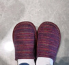 熠牧春秋季家用布拖鞋男女室內防滑地板軟底家居四季情侶布藝包頭拖鞋 女款紫紅色 39-40 (270mm) 女款 曬單實(shí)拍圖
