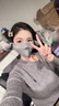 法·瑪莎 FAV MARTHA【德國耳保暖】口罩冬季女騎行高顏值防寒護耳透氣加厚毛絨保暖 黑科技納米升級款粉色 曬單實(shí)拍圖