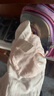 全棉時(shí)代嬰兒隔汗巾兒童純棉吸汗巾幼兒園墊背巾39×19cm 小免+米白+粉 3條 曬單實(shí)拍圖
