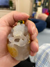 玉致【1物1拍】天然玉髓手把件知足常樂玉石手玩件禮物 【知（蜘）足常樂9576】 曬單實拍圖