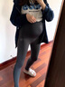 ARTFULMOM英國孕婦打底褲春秋外穿2025新款不勒肚子瑜伽鯊魚褲托腹褲孕婦裝 巖灰 L 曬單實(shí)拍圖
