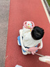 金喆馨兒童扭扭車(chē)1-3歲溜溜車(chē)搖搖車(chē) 寶寶扭扭車(chē)防側翻嬰兒扭扭車(chē) 滑行款粉|餐盤(pán)+禮包 曬單實(shí)拍圖
