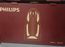 飛利浦（PHILIPS）全身按摩器靠墊頸椎肩頸腰背部按摩儀躺墊辦公室家用按摩椅送爸媽男女友老師教師節禮物5704B 曬單實(shí)拍圖