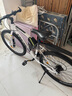 金武端自行車(chē)成人山地車(chē)公路賽車(chē)單車(chē)騎行變速超輕越野中學(xué)生初中青少年 頂配版-輻條輪-白黑色 26寸21速 曬單實(shí)拍圖
