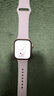 Apple/蘋(píng)果 Watch Series 10 智能手表GPS款42毫米玫瑰金色鋁金屬表殼淡桃粉色運動(dòng)型表帶S/M MX1R3CH/B 曬單實(shí)拍圖