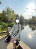 KATULANMAO女童加絨闊腿褲秋冬洋氣童裝中大童加厚一體絨牛仔褲兒童褲子秋季 藍色加絨 160 曬單實(shí)拍圖