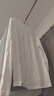 凡客誠品（VANCL）純棉長(cháng)袖T恤男春秋季圓領(lǐng)內搭衣服休閑寬松透氣打底衫 白色 M 曬單實(shí)拍圖