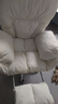 英梵狄（YINGFANDI）電競椅電腦椅家用懶人沙發(fā)椅子靠背直播宿舍學(xué)習 米白色 90-120度(含) 固定扶手 曬單實(shí)拍圖