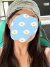 JIOESC頭巾女草原旅游穿搭新疆西北沙漠出游搭配飾民族風(fēng)配飾發(fā)箍三角巾 白色 均碼 曬單實拍圖
