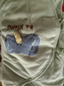 童泰（TONGTAI）嬰兒蝴蝶衣冬季純棉夾棉初生寶寶連體衣新生兒哈衣爬服綠色66cm 曬單實(shí)拍圖