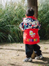 G.DUCKKIDS童裝聯(lián)名奧特曼衣服男童羽絨棉服加厚兒童外套冬季連帽面包服男孩 紅色 110 尺碼4~5歲【100-110cm】 曬單實(shí)拍圖