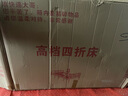 午休折疊床單雙人床成人便攜行軍床辦公室午睡家用陪護簡易鐵架床 白色羅馬柱 200*120*40cm 曬單實拍圖