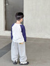 巴帝巴帝秋季新款嬰幼兒男童衛(wèi)褲束腳運(yùn)動寬松休閑舒適百搭 花灰 120 曬單實(shí)拍圖