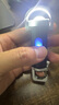 魔鐵鑰匙扣手電筒 迷你多功能強光 充電帶掛鉤 遠射戶外家用照明燈 黑色 曬單實拍圖