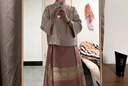 映雯滿庭芳流年新中式婚服馬面裙夏季套裝2025新款上衣訂婚禮裙 喜流年上衣+裙子【兩件套】 【高品質】 M 建議100-120斤 曬單實拍圖