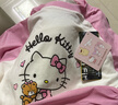 巴拉巴拉兒童睡衣套裝秋季女童家居服可外出【hellokittyIP】209325171002 曬單實(shí)拍圖