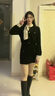蝶嬌諾（DIEJIAONUO）小香風(fēng)秋冬連衣裙子女裝2025年新款韓系法式溫柔風(fēng)富家千金風(fēng)氛圍 上衣+裙子 S 曬單實(shí)拍圖