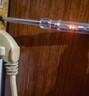 得力（deli）測電筆感應高精度多功能家用線(xiàn)路檢測查斷點(diǎn)電工專(zhuān)用試電筆螺絲刀 【基礎款140mm】100-500V-DL8001 曬單實(shí)拍圖