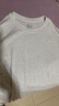 優(yōu)衣庫合作款/女裝HEATTECH EXTRA WARM 混紡圓領(lǐng)T恤/長(cháng)袖478955 478955/30淺米色 S 曬單實(shí)拍圖