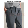UR秋季新款男裝時(shí)尚輕商務(wù)通勤純色百搭蘿卜褲UMU650013 冷灰 30 曬單實(shí)拍圖