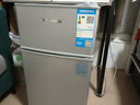 華寶小冰箱小型家用出租房用冷藏冷凍兩用一級能效節能省電迷你宿舍寢室辦公室二門(mén)電冰箱 萬(wàn)人推薦-48L銀色-三天約一度電 曬單實(shí)拍圖