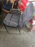 湯凱頤電腦椅懶人沙發(fā)宿舍家用靠背椅可躺可調辦公椅學(xué)生折疊座椅電競椅 百搭灰+儲物袋【靠背五檔調節】 曬單實(shí)拍圖