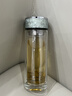 水宜生一鍵速開(kāi)純鈦水杯雙層玻璃杯車(chē)載便攜高檔弱堿商務(wù)水杯免費定制冰川藍商務(wù)泡茶杯 曬單實(shí)拍圖