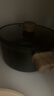 卡羅特湯鍋煮鍋燉鍋蒸鍋家用雙耳煲湯鍋電磁爐燃氣灶不粘輕量鈦鍋 22cm 曬單實(shí)拍圖