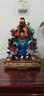 圓通春秋關(guān)公像臺灣全銅彩繪貼金聚寶盆關(guān)公財神像招財擺件 春秋關(guān)公（琉晶彩） 30厘米 曬單實(shí)拍圖