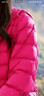 雅鹿輕薄羽絨服女秋冬季時尚短款戶外運動連帽小個子紅色外套女 曬單實拍圖